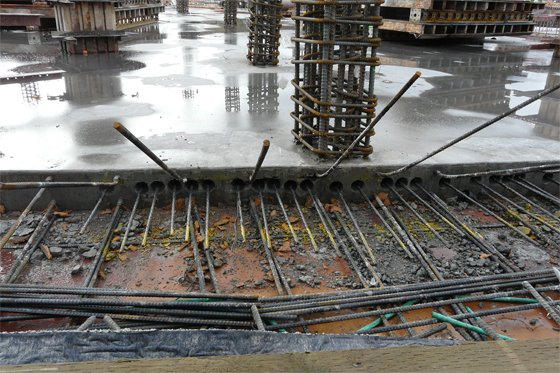 Detailed process for concreting