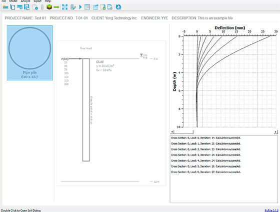 PayPile is a useful construction software for lateral analysis