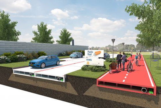 Plastic Road is gaining popularity in road construction project