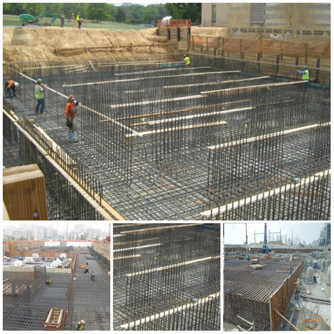 Step-by-step processes for designing a raft foundation