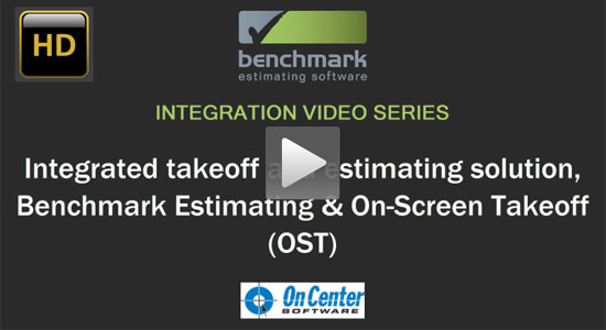 Benchmark Estimating Software's integration with On-Screen Takeoff 