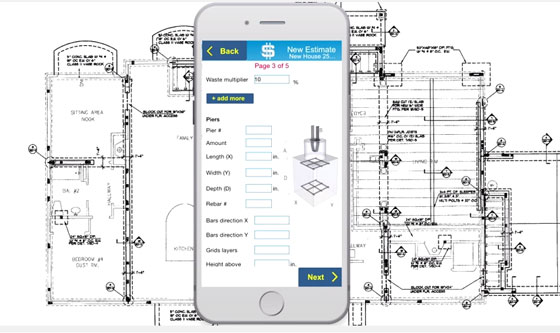 Concrete Foundation Estimator is an useful construction app to speed up the estimating & bidding on concrete jobs