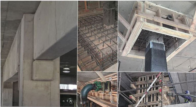Some useful strengthening solutions for concrete structures