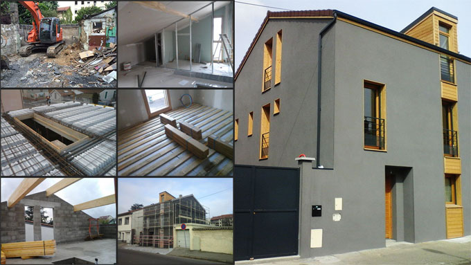 A step by step guide in making of residential building