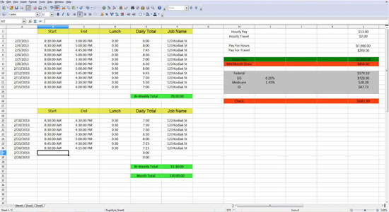 Estimating with Excel for the Small Contractor