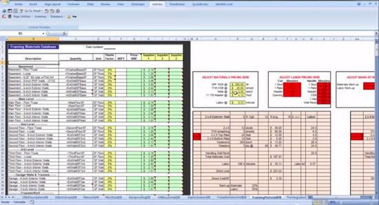 EstimatorPro Detail Sheet