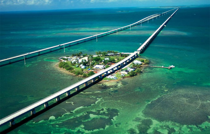 Overseas highway in Florida
