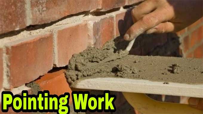 Uses of pointing in construction and its varieties