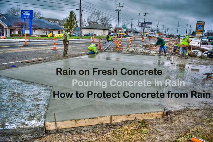 A Brief Overview of Rain Effects on Fresh Concrete & Solution