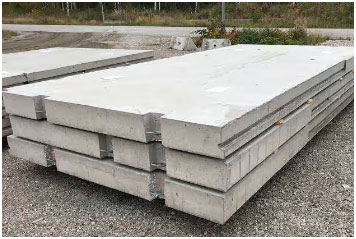 Prestressed solid slabs