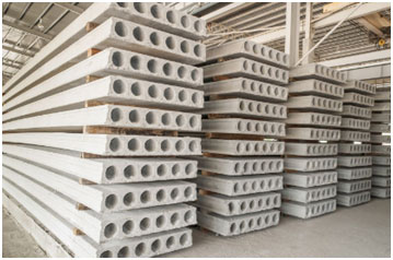 Prestressed hollow core slabs