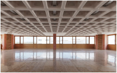 Waffle concrete slabs