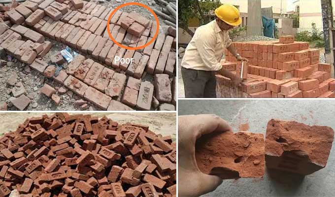 Types of Tests on Bricks for Building Construction Works