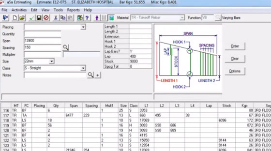 Reinforcement Estimation Construction