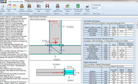 steel connection software for structural analysis