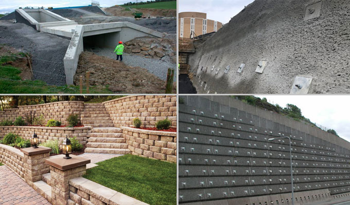 Design and types of retaining wall